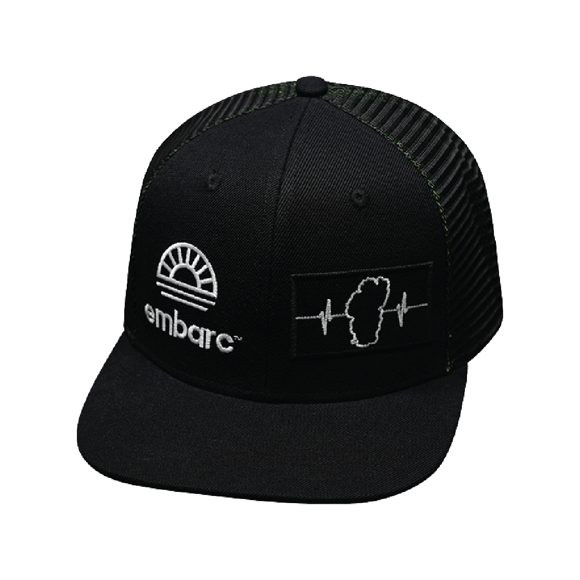Custom - 6 Panel - Black - Trucker Mesh (Unisex)