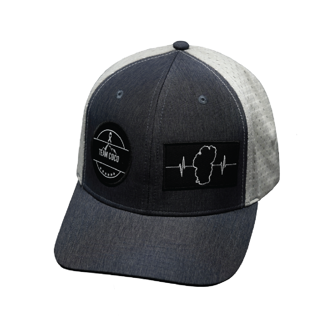 Custom - 6 Panel - Charcoal / Gray - Jersey Mesh (Unisex)
