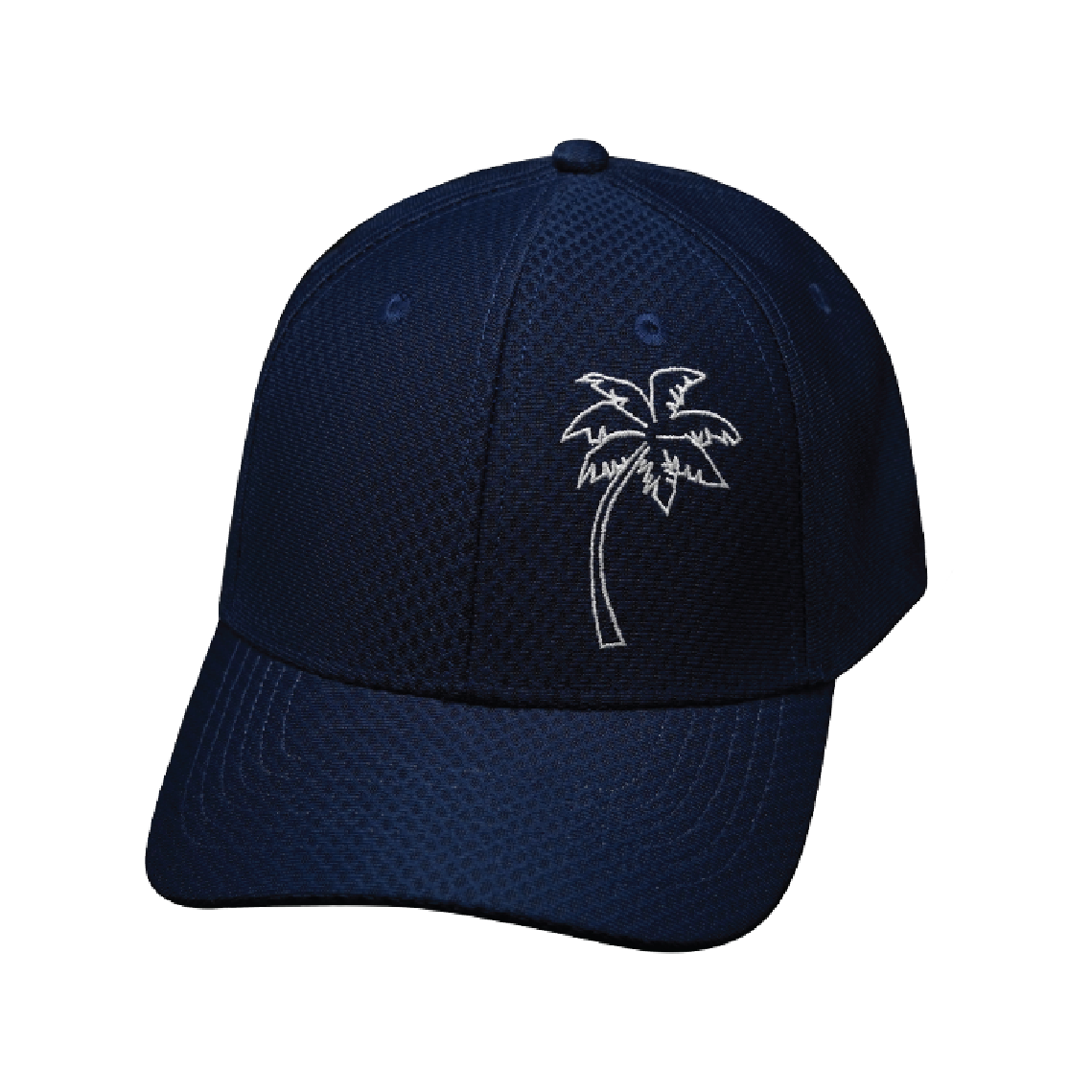 Custom - 6 Panel - AirMesh - Athletic Fit - Navy - Fabric Back (Unisex)