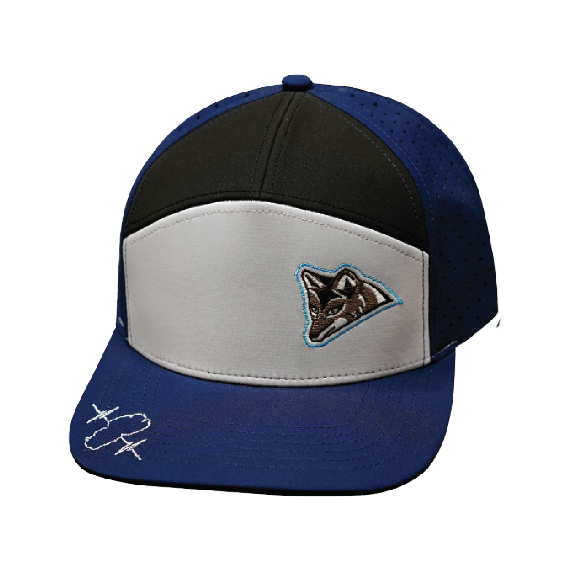 Custom - 7 Panel - Navy / Gray / Black - Laser Mesh (Unisex)