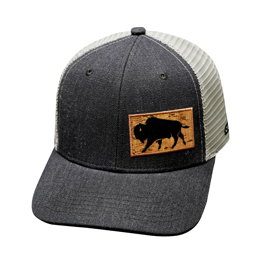 Custom - 6 Panel - Heather Charoal / Gray - Trucker Mesh (Unisex)