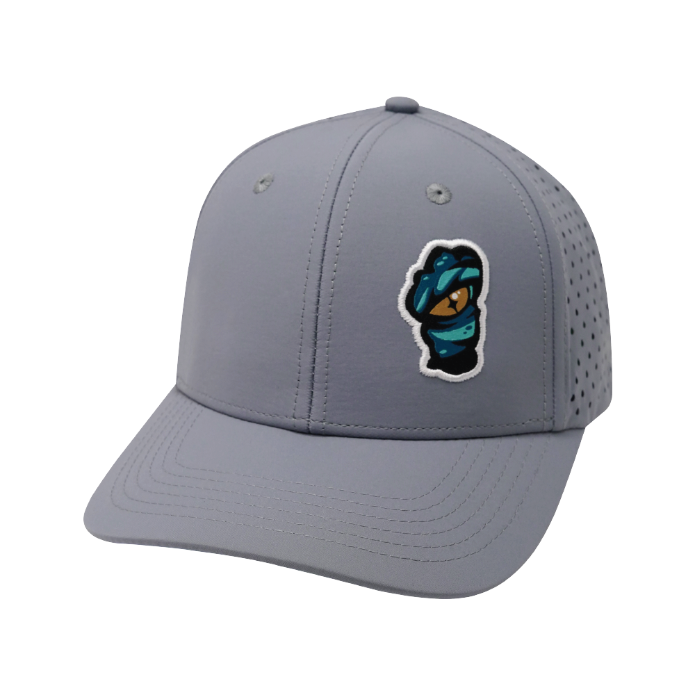 Custom - 6 Panel - Gray - Laser Mesh (Unisex)