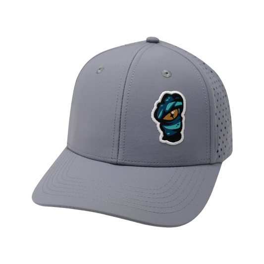 Custom - 6 Panel - Gray - Laser Mesh (Unisex)