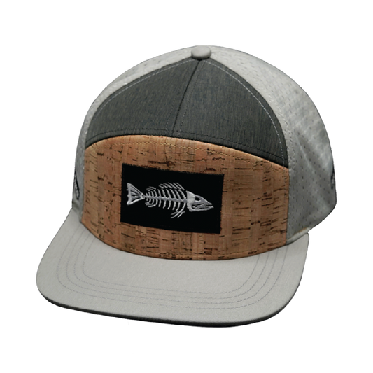 Custom - 7 Panel - Cork - Gray / Charcoal - Jersey Mesh (Unisex)