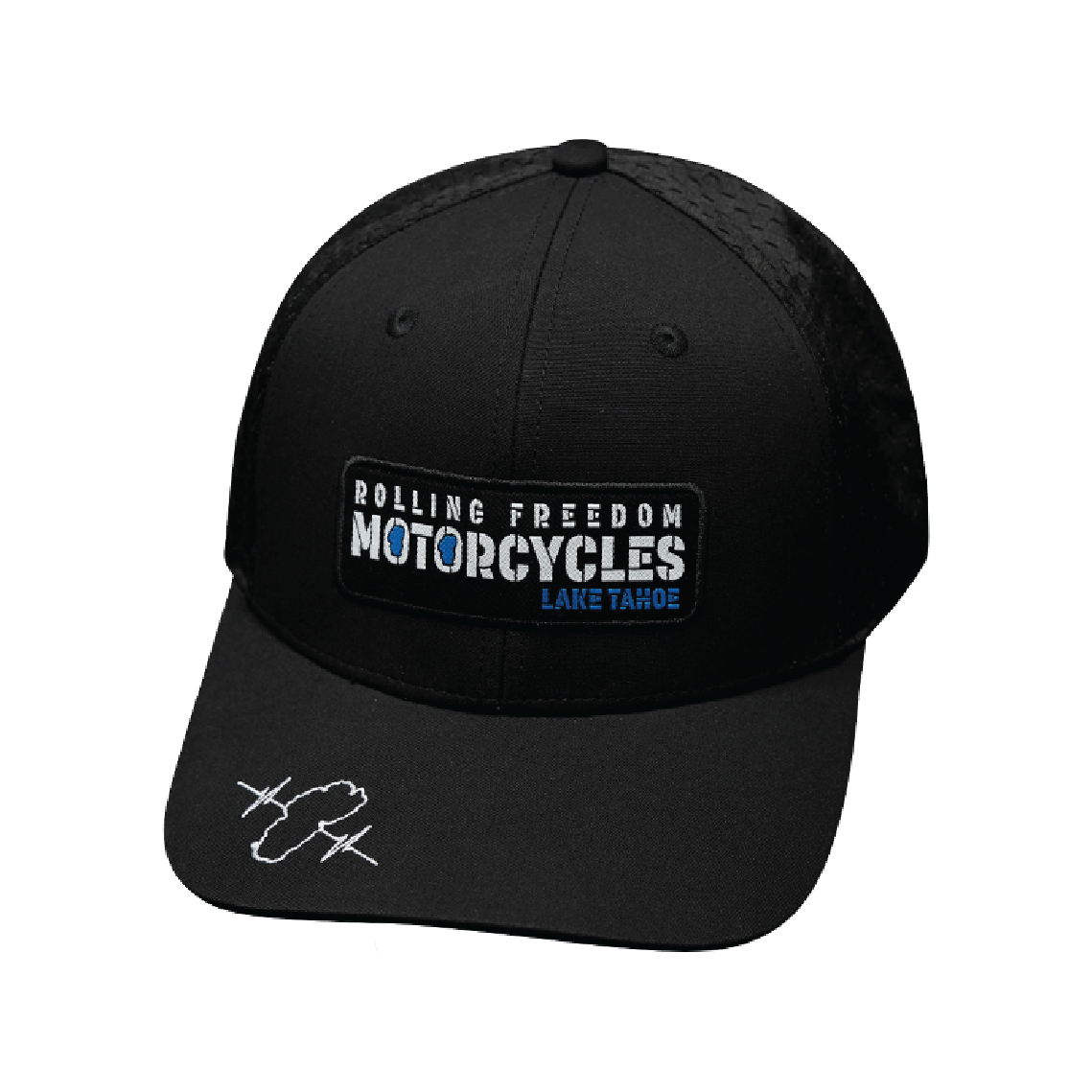Custom - 6 Panel - Black - Jersey Mesh (Unisex)