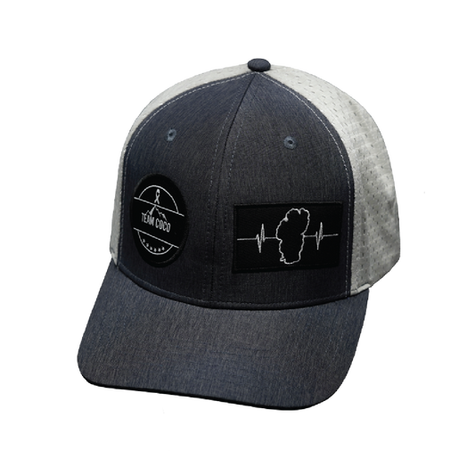 Custom - 6 Panel - Charcoal / Gray - Jersey Mesh (Unisex)