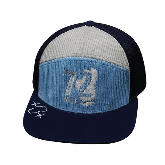 Custom - 7 Panel - Corduroy - Navy / Blue / Gray / Black - Jersey Mesh (Unisex)