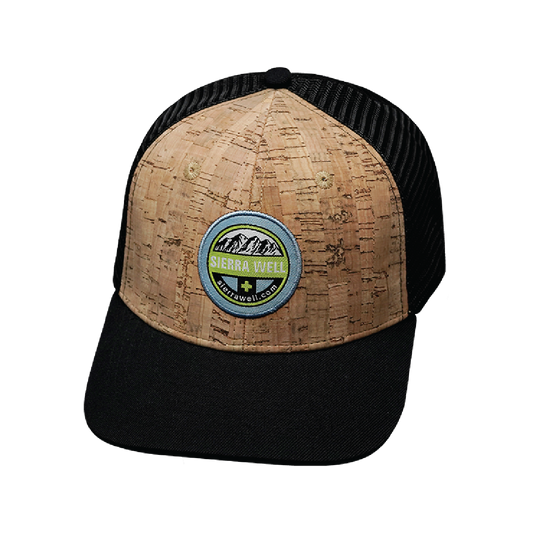 Custom - 6 Panel - Cork - Black - Trucker Mesh (Unisex)