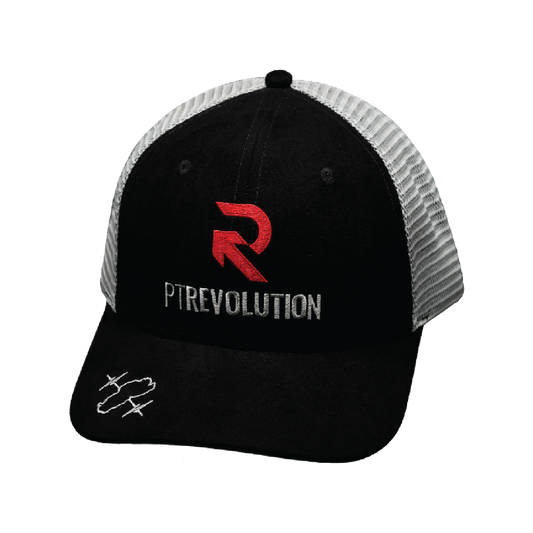Custom - 6 Panel - Black / Gray - Trucker Mesh (Unisex)