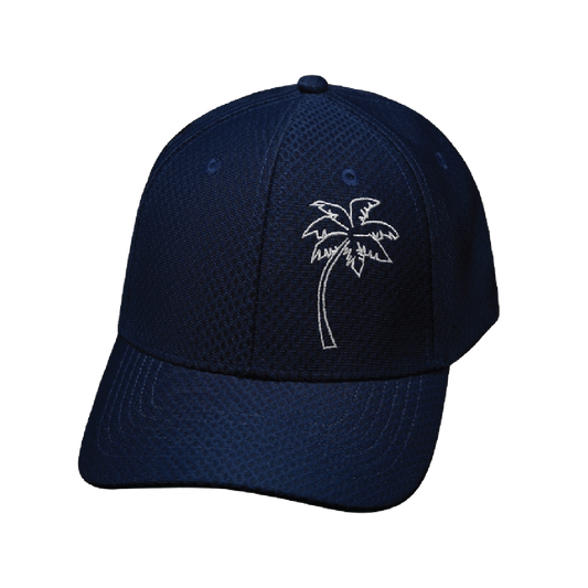 Custom - 6 Panel - AirMesh - Athletic Fit - Navy - Fabric Back (Unisex)
