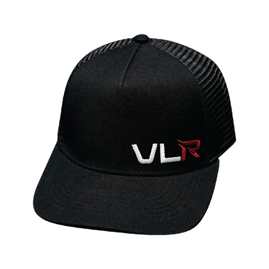 Custom - 6 Panel - Heather Black / Black - Trucker Mesh (Unisex)