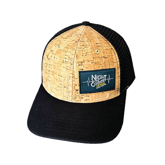 Custom - 6 Panel - Cork - Heather Black - Trucker Mesh (Unisex)