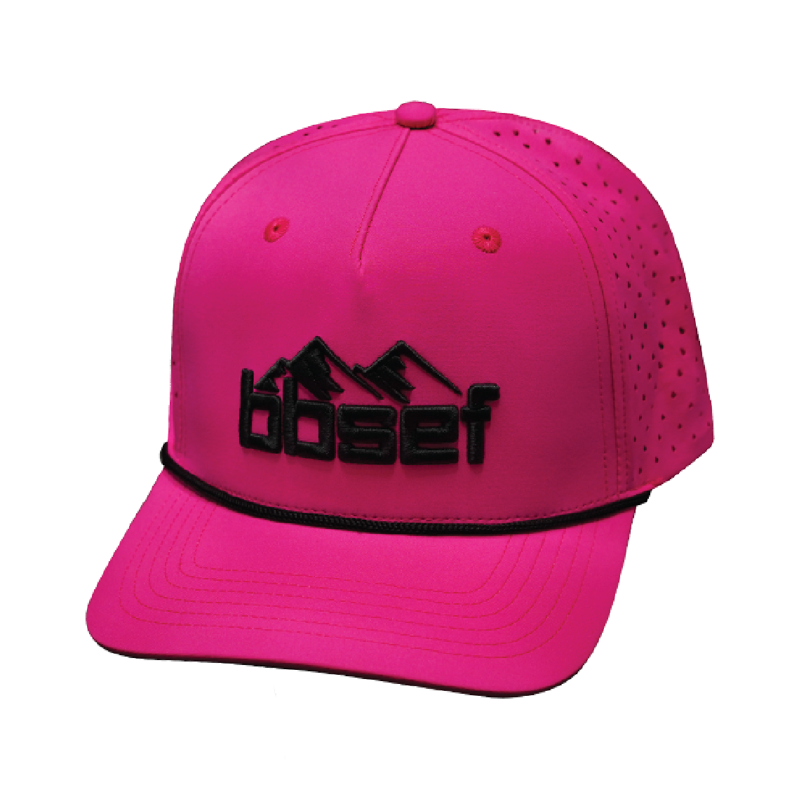 Custom - 5 Panel - Structured - Neon Pink - Laser Mesh (Unisex)