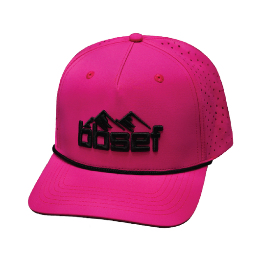 Custom - 5 Panel - Structured - Neon Pink - Laser Mesh (Unisex)