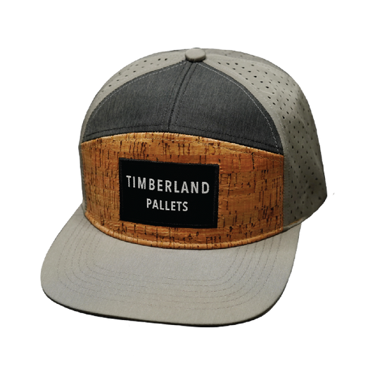 Custom - 7 Panel - Cork - Gray / Charcoal - Laser Mesh (Unisex)