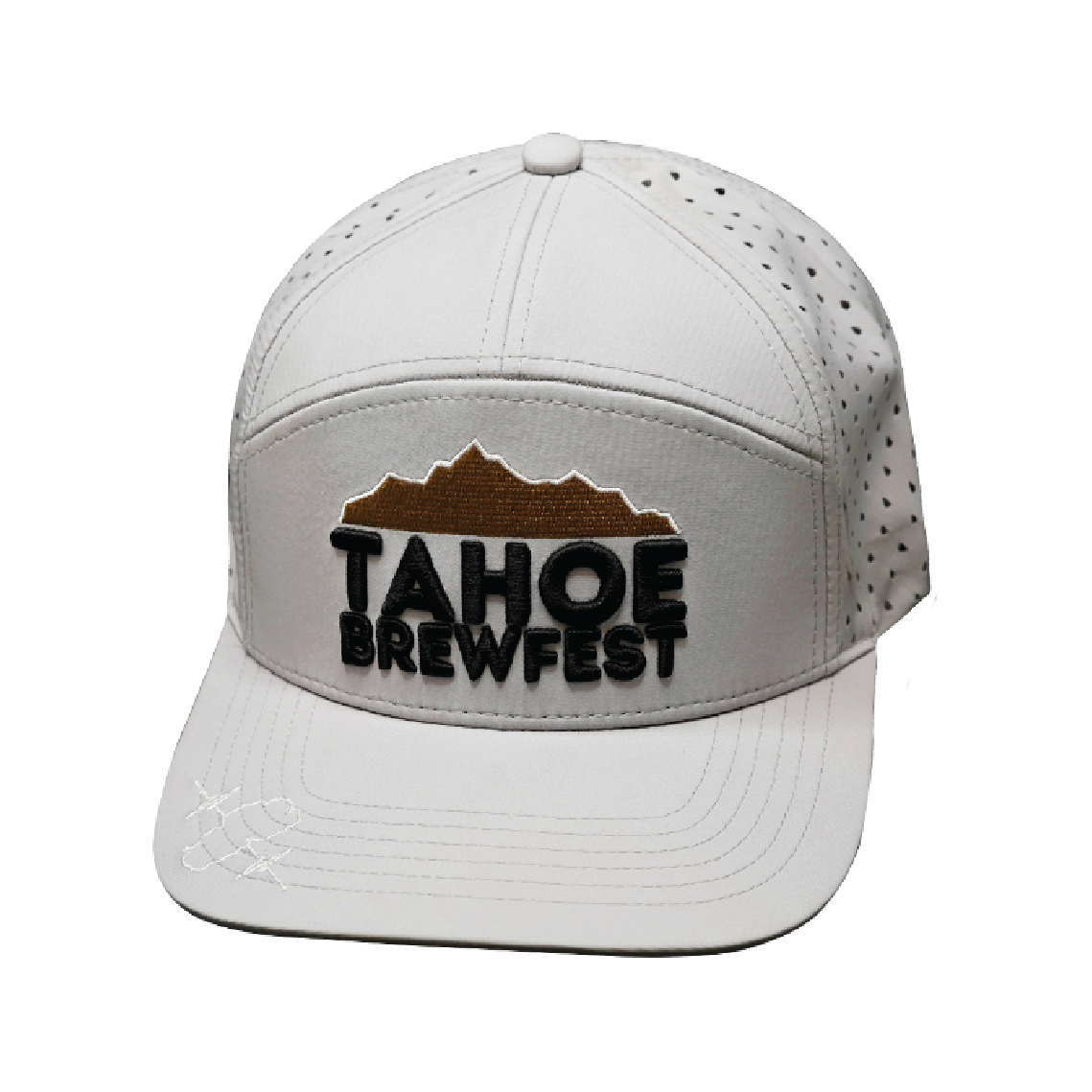 Custom - 7 Panel - White - Laser Mesh (Unisex)
