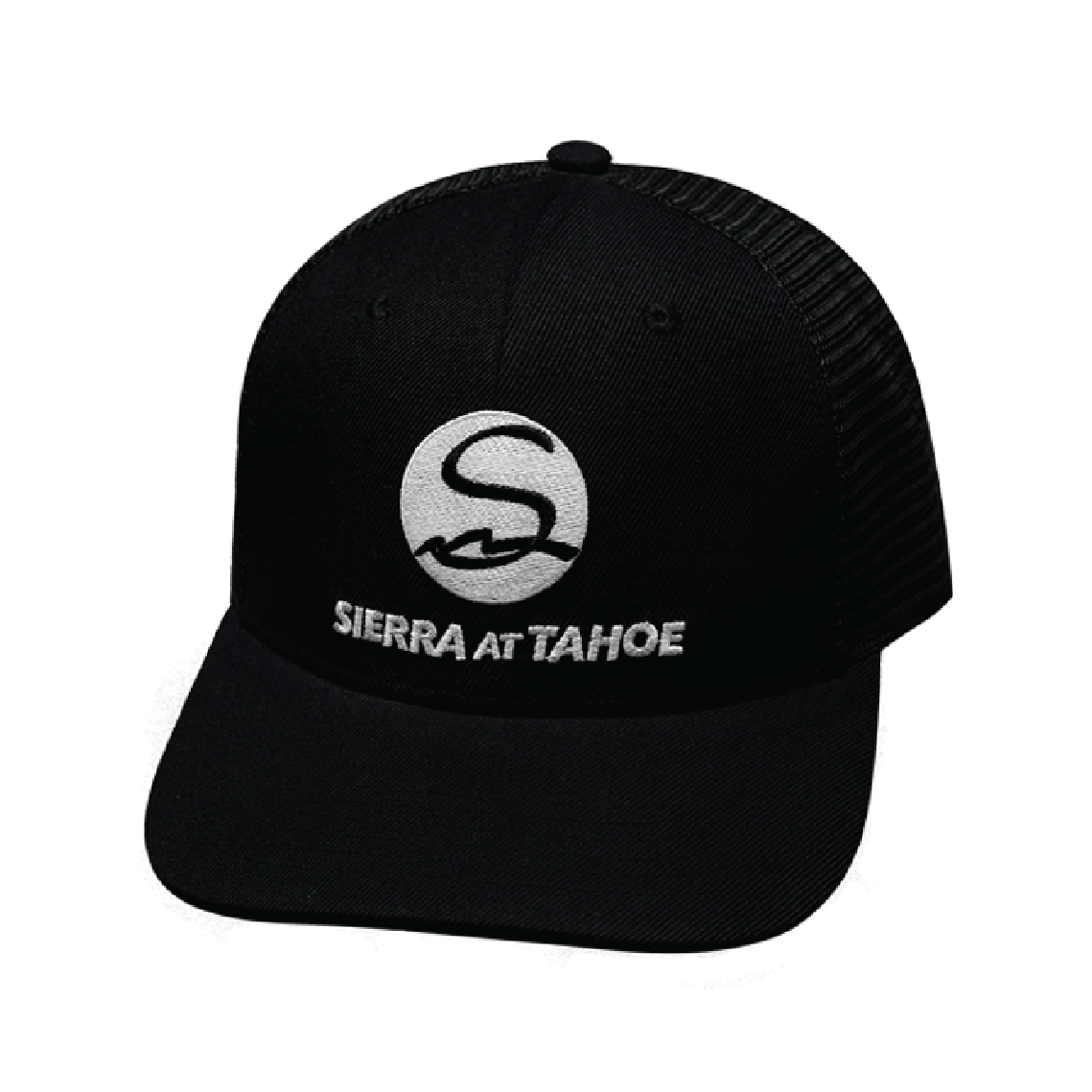 Custom - 6 Panel - Heather Black / Black - Trucker Mesh (Unisex)