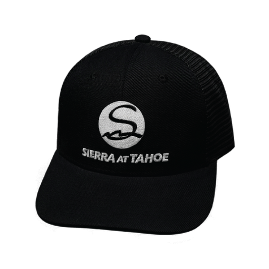 Custom - 6 Panel - Heather Black / Black - Trucker Mesh (Unisex)