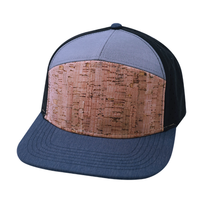 7 Panel - Cork - Navy / Gray / Black - Jersey Mesh (Unisex)