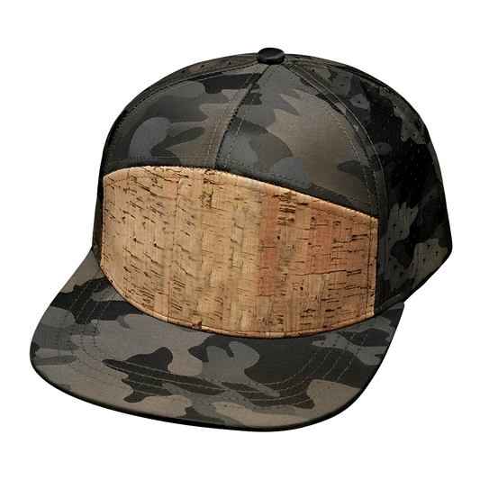 7 Panel - Cork - Tan Camo - Laser Mesh (Unisex)