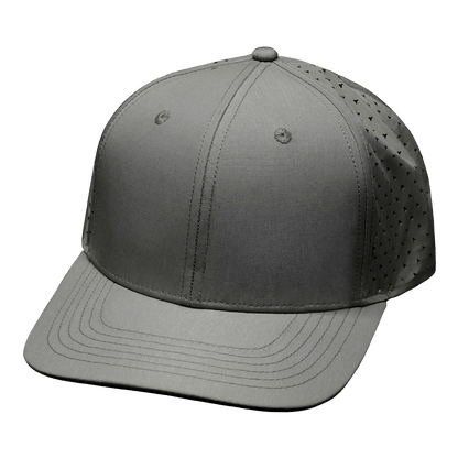 6 Panel - Silver Gray - Laser Mesh (Unisex)