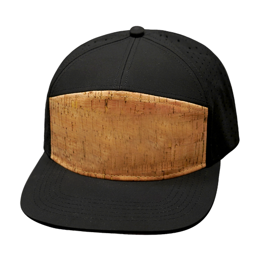 7 Panel - Cork - Black - Laser Mesh (Unisex)