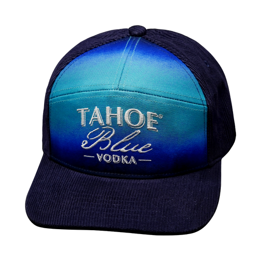 Custom - 7 Panel - Corduroy - Navy - Fabric Back (Unisex)