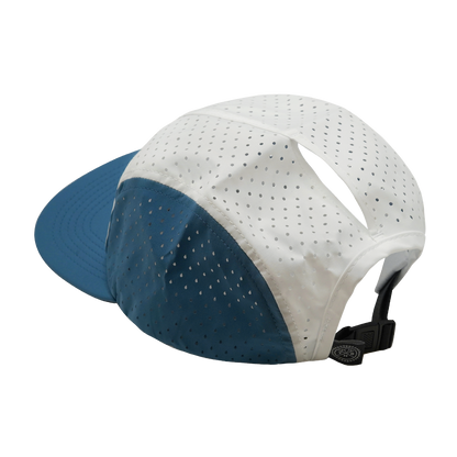 5 Panel - Sporty - Unstructured - Pony Tail - Light Blue / White - Laser Mesh (Unisex)