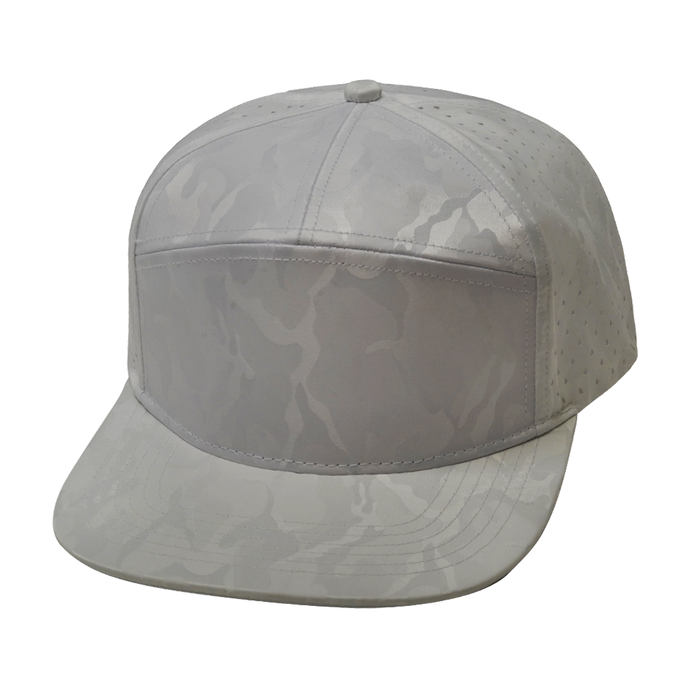 7 Panel - White Camo - Laser Mesh (Unisex)