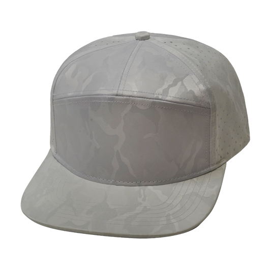 7 Panel - White Camo - Laser Mesh (Unisex)