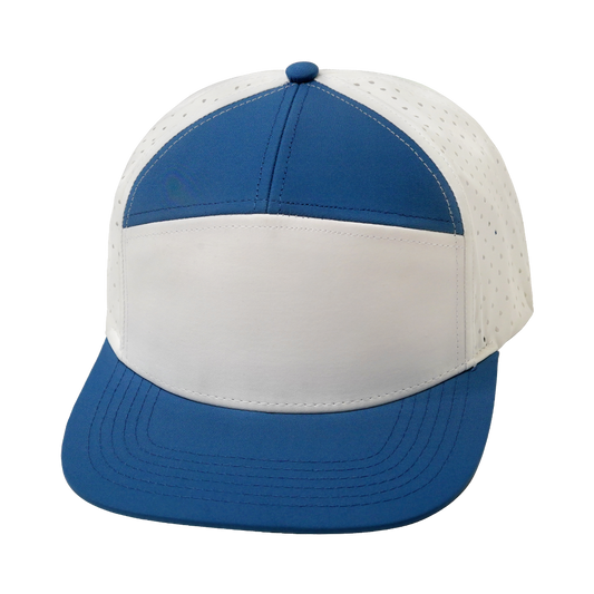 7 Panel - Light Blue / White - Laser Mesh (Unisex)