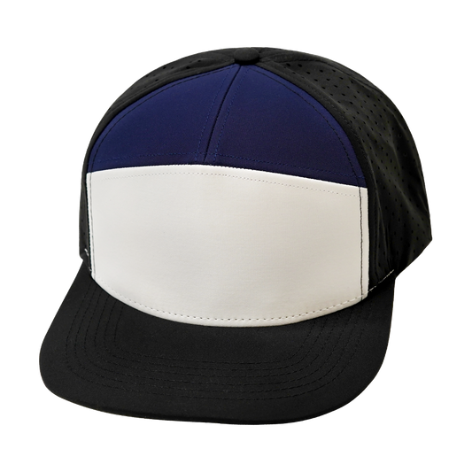 7 Panel - Black / White / Navy - Laser Mesh (Unisex)