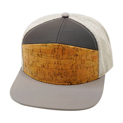 7 Panel - Cork - Gray / Charcoal - Jersey Mesh (Unisex)