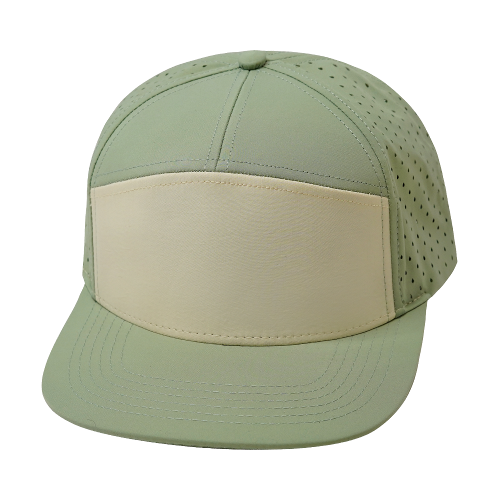 7 Panel - Sage / Cream - Laser Mesh (Unisex)
