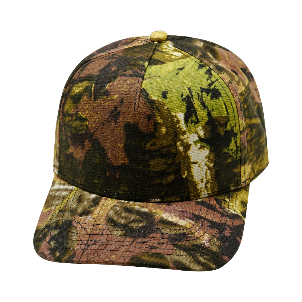 5 Panel - Tan Tree Camo - Fabrick Back (Unisex)