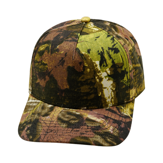 5 Panel - Tan Tree Camo - Fabrick Back (Unisex)