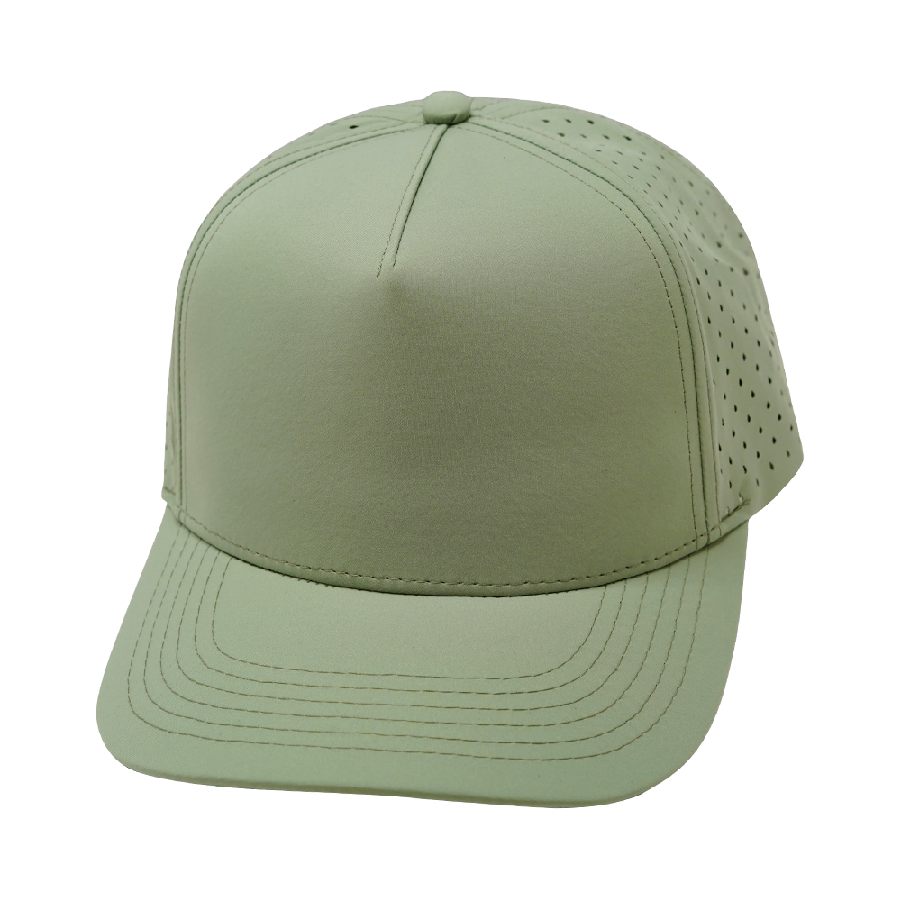 5 Panel - Structured - Sage - Laser Mesh (Unisex)