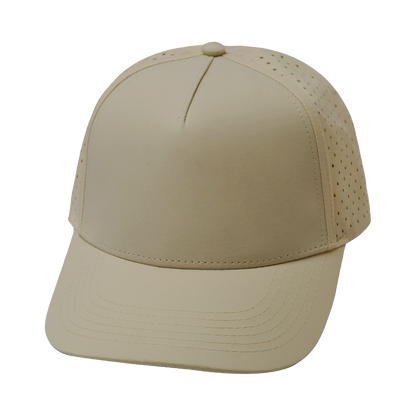 5 Panel - Structured - Cream - Laser Mesh (Unisex)