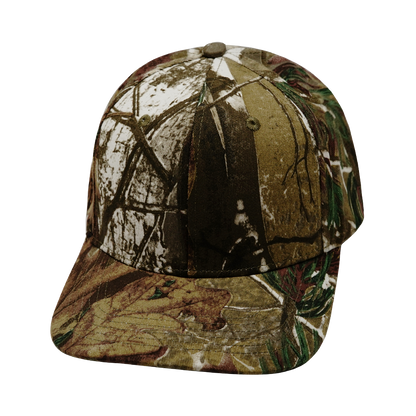 6 Panel - Light Moss Tree Camo - Fabrick Back (Unisex)