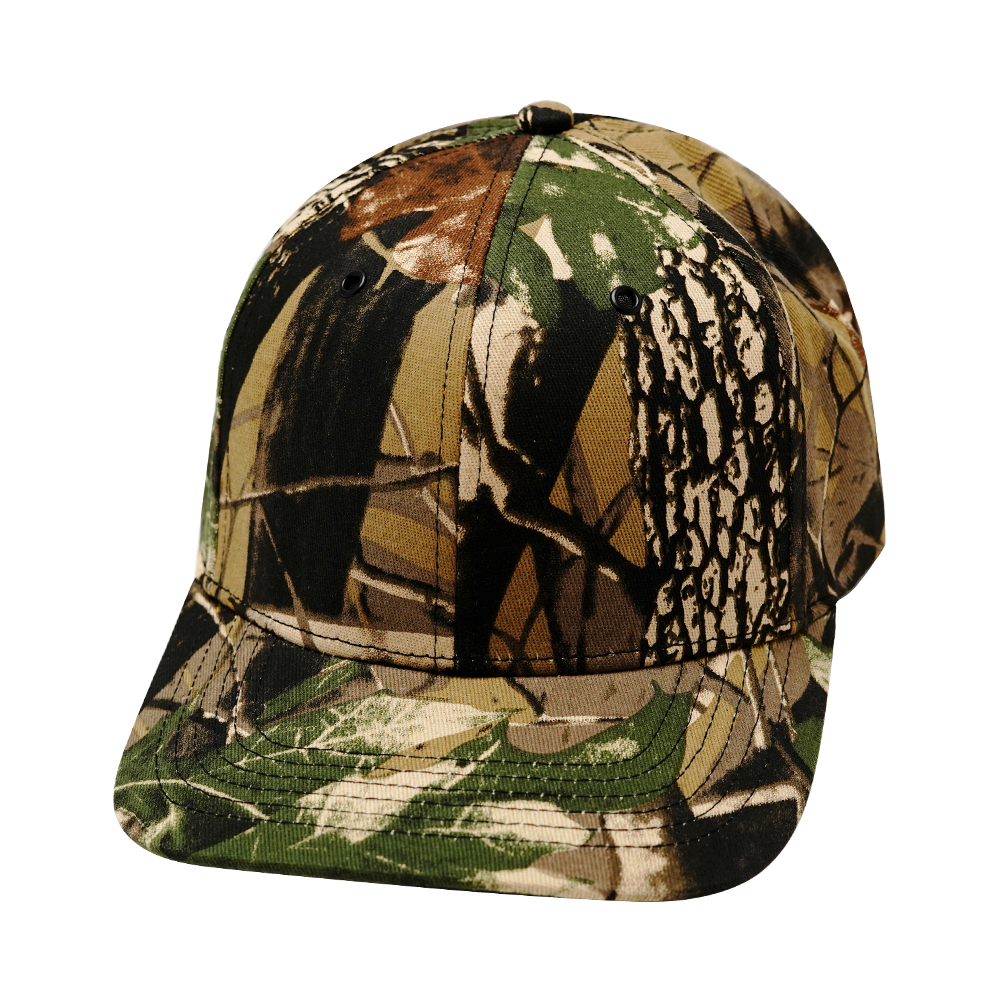 6 Panel - Tan Tree Camo - Fabrick Back (Unisex)