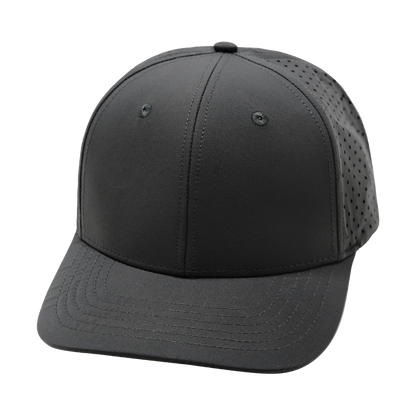 6 Panel - Charcoal - Laser Mesh (Unisex)