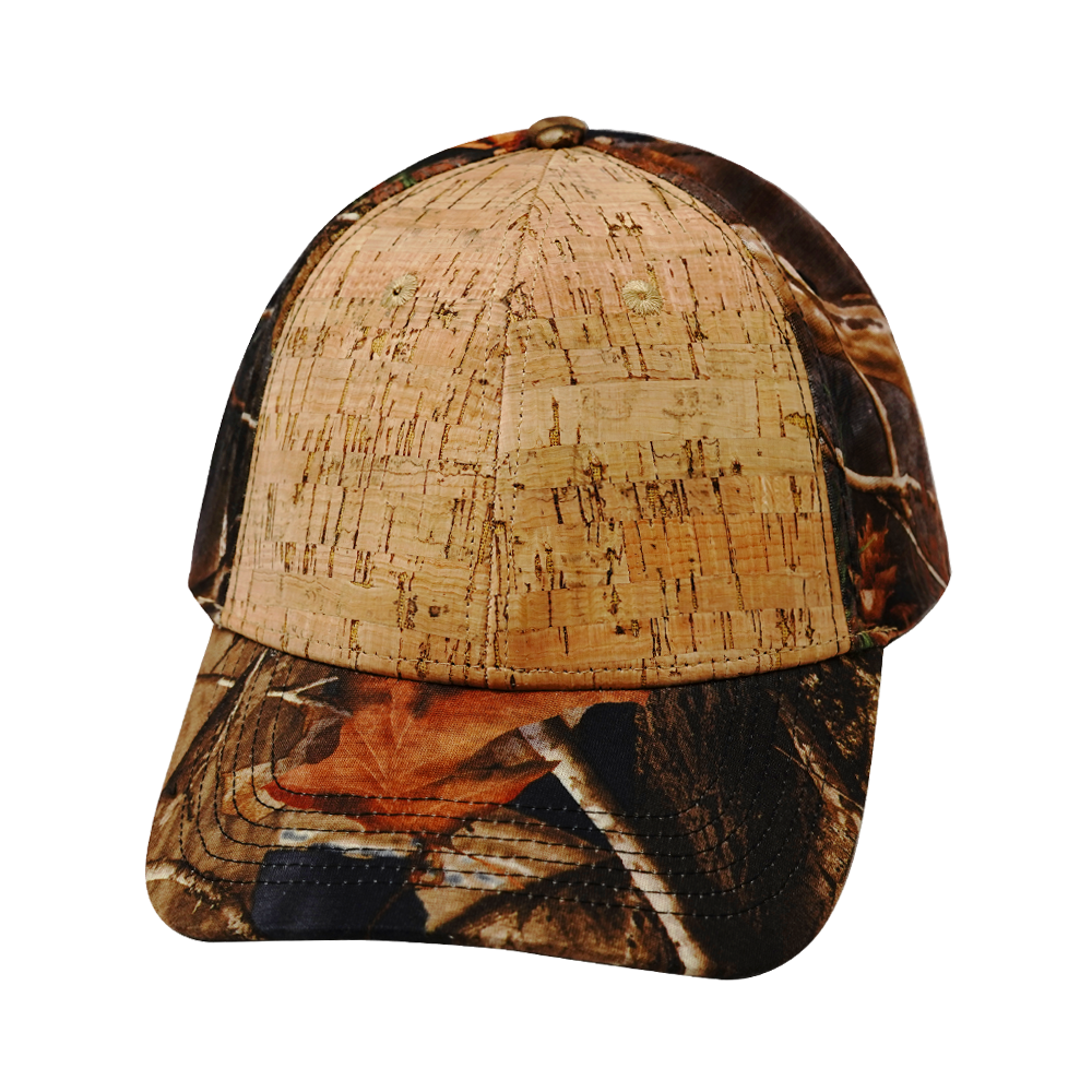 6 Panel - Shallow Fit - Cork - Fall Camo - Fabrick Back (Unisex)