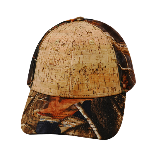 6 Panel - Shallow Fit - Cork - Fall Camo - Fabrick Back (Unisex)