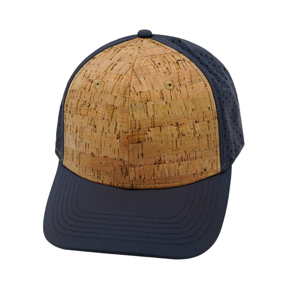 6 Panel - Cork - Charcoal - Trucker Mesh (Unisex)
