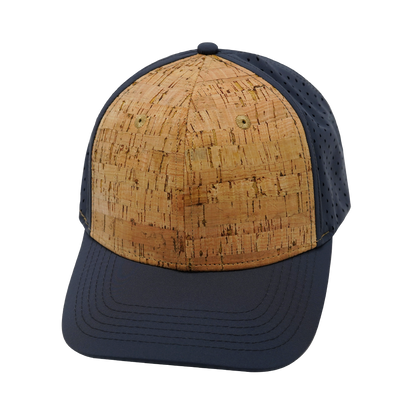 6 Panel - Cork - Charcoal - Trucker Mesh (Unisex)