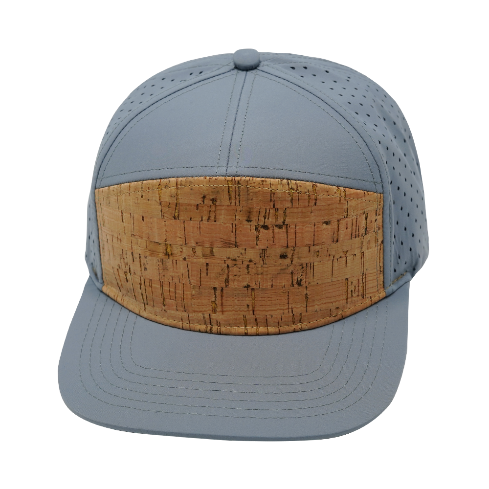 7 Panel - Cork - Gray Blue - Laser Mesh (Unisex)