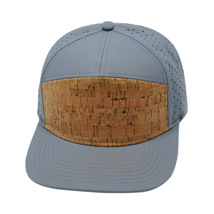 7 Panel - Cork - Gray Blue - Laser Mesh (Unisex)