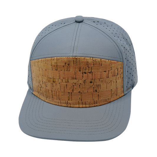 7 Panel - Cork - Gray Blue - Laser Mesh (Unisex)