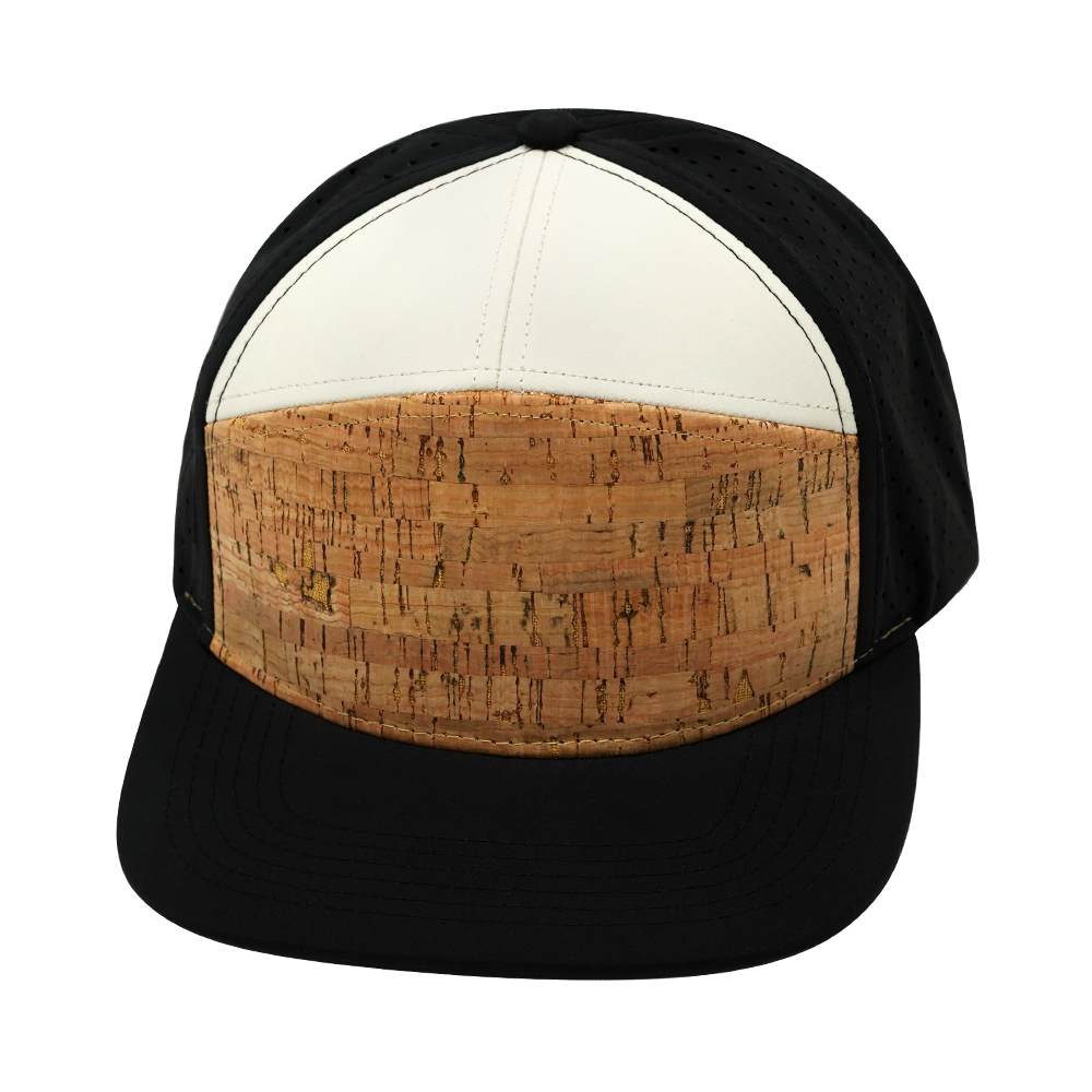 7 Panel - Cork - Black / Cream - Laser Mesh (Unisex)