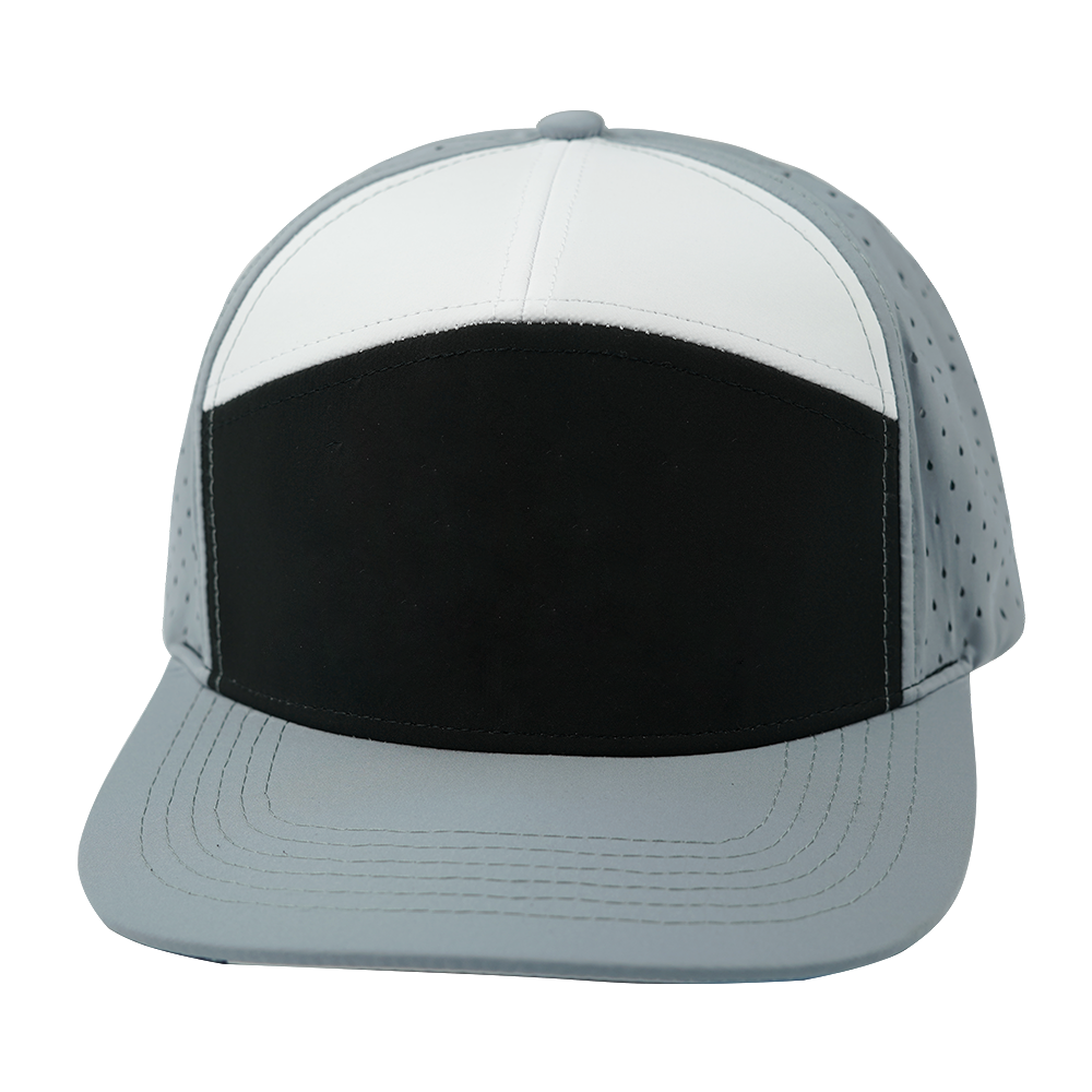 7 Panel - Gray / Black / White - Laser Mesh (Unisex)